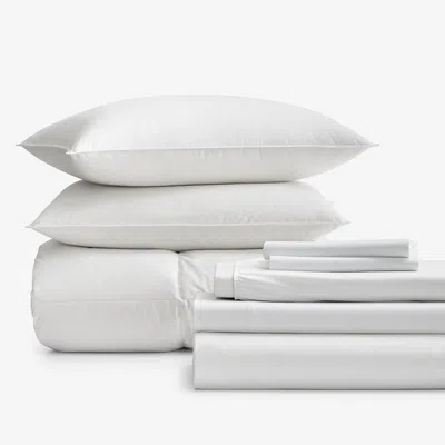 The Company Store 8-piece Supima® Cotton Wrinkle-free Sateen & Loftaire™ Down Alternative Bedding Bundle