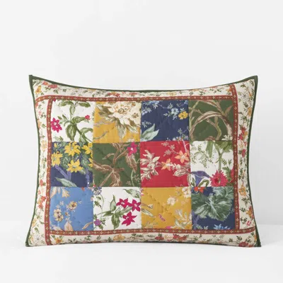 The Company Store Aaliyah Patchwork Quilted Sham In Multi