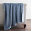 The Company Store Acrylic Fleece Throw Blanket In Blue