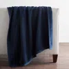 The Company Store Acrylic Fleece Throw Blanket In Blue