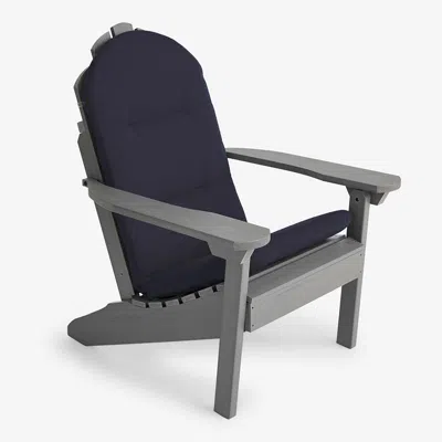 The Company Store Adirondack Chair Cushion In Blue