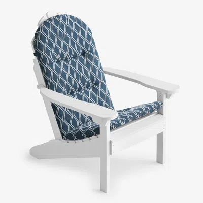 The Company Store Adirondack Chair Cushion In Blue