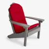 The Company Store Adirondack Chair Cushion In Jockey Red