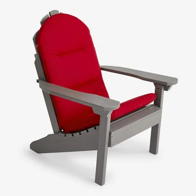 The Company Store Adirondack Chair Cushion In Jockey Red