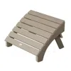The Company Store Adirondack Folding Ottoman In Brown