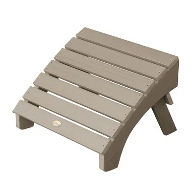The Company Store Adirondack Folding Ottoman In Brown