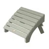 The Company Store Adirondack Folding Ottoman In Green