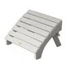 The Company Store Adirondack Folding Ottoman In Light Gray