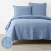 The Company Store Air Layer Quilt In Denim Blue