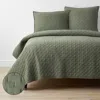 The Company Store Air Layer Quilt In Green