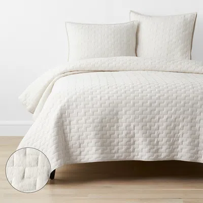 The Company Store Air Layer Quilt In Ivory