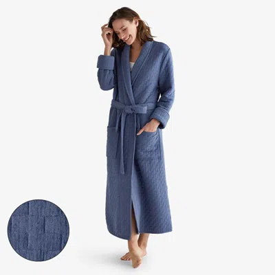 The Company Store Air Layer Robe In Blue