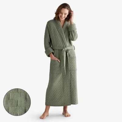 The Company Store Air Layer Robe In Green