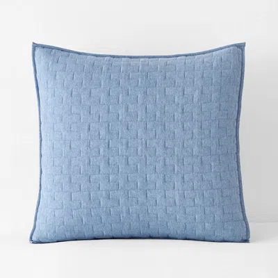 The Company Store Air Layer Sham In Blue