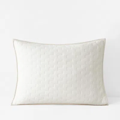 The Company Store Air Layer Sham In Ivory