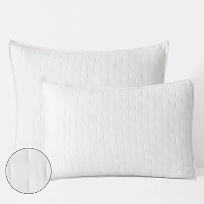 The Company Store Air Layer Sham In White