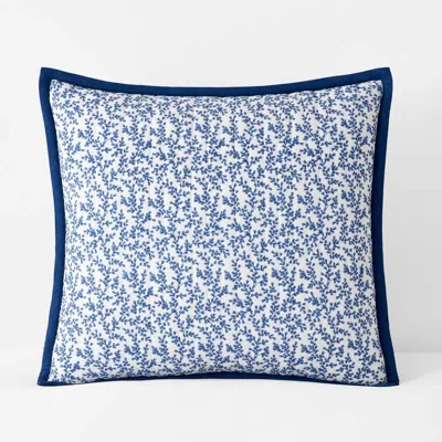 The Company Store Alden Floral Reversible Quilted Sham In Multi