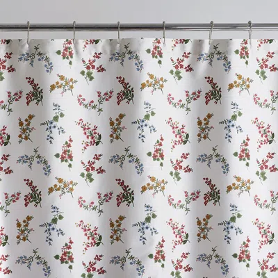 The Company Store Amelia Classic Smooth Sateen Shower Curtain In White