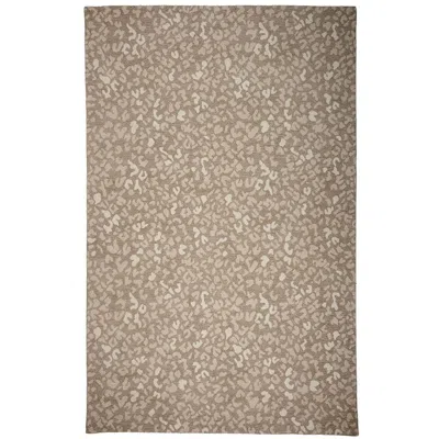 The Company Store Animal Spotted Hand Tufted Wool Rug In Gray