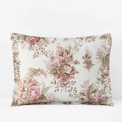 The Company Store Antara Reversible Premium Smooth Sateen Sham In Multi