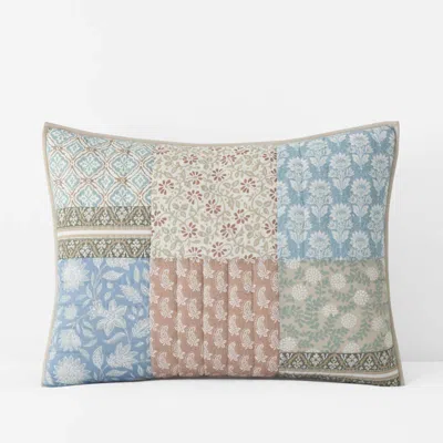 The Company Store Anvitha Patchwork Quilted Sham, Size King, Cotton |  In Multi