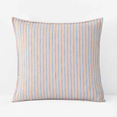 The Company Store Ari Stripe Sham, Size 26 In. X 26 In., Cotton |  In Multi