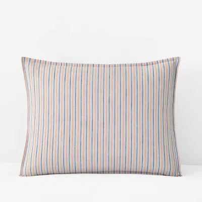 The Company Store Ari Stripe Sham, Size King, Cotton |  In Multi