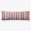 The Company Store Aswi Decorative Lumbar Pillow Cover In Red