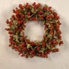 The Company Store Autumn Botanicals Wreath In Brown