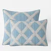 The Company Store Bahati Quilted Sham In Blue