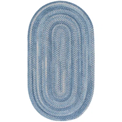 The Company Store Bambini Braided Chenille Rug In Blue