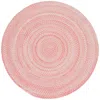 The Company Store Bambini Braided Chenille Rug In Pink