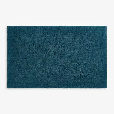 The Company Store Bath Rug In Blue/teal/turquoise