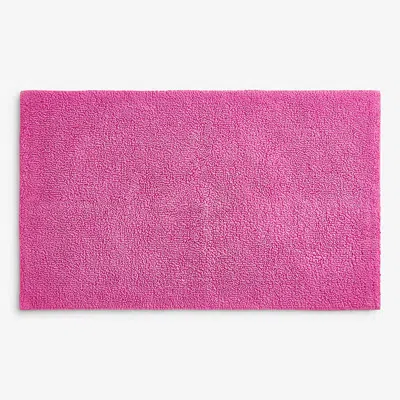 The Company Store Bath Rug In Magenta Pink