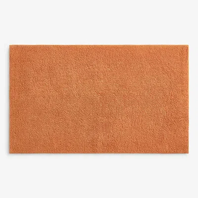 The Company Store Bath Rug In Orange/coral