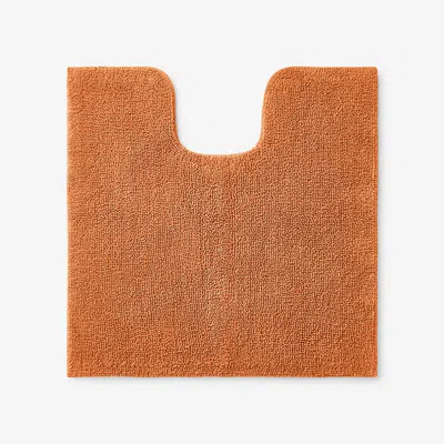 The Company Store Bath Rug In Orange/coral