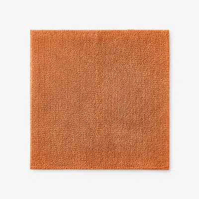 The Company Store Bath Rug In Orange/coral