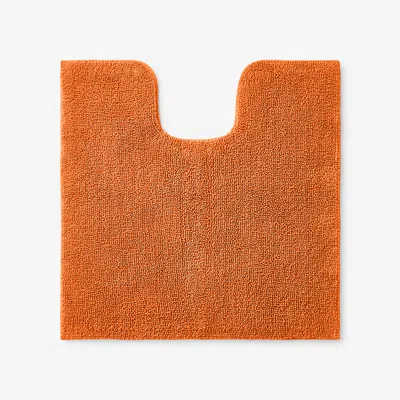 The Company Store Bath Rug In Pumpkin Orange