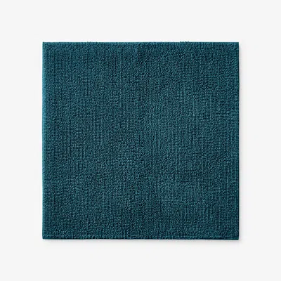 The Company Store Bath Rug In Teal/turquoise Blue