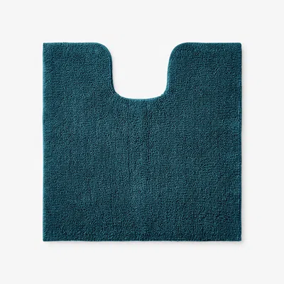 The Company Store Bath Rug In Teal/turquoise Blue