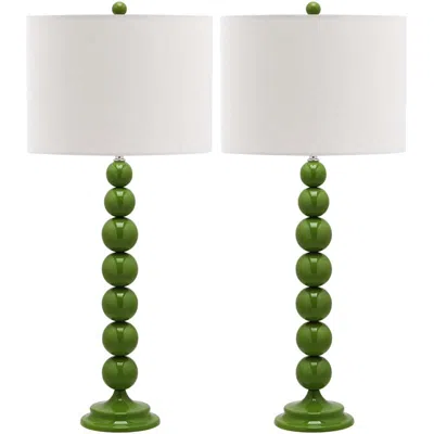 The Company Store Beaded Table Lamp, Set Of 2 In Multi
