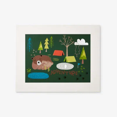 The Company Store Bear Camp Wall Art In Brown