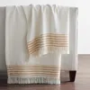 The Company Store Belinha Throw Blanket In Yellow