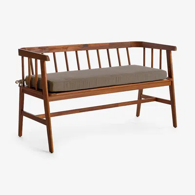The Company Store Bench Cushion In Brown