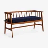The Company Store Bench Cushion In Blue