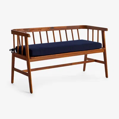 The Company Store Bench Cushion In Blue