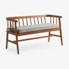The Company Store Bench Cushion In Gray