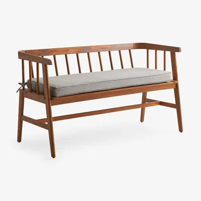 The Company Store Bench Cushion In Gray