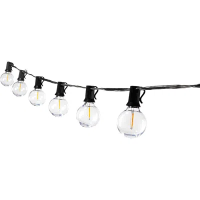The Company Store Bistro Led String Lights In Black