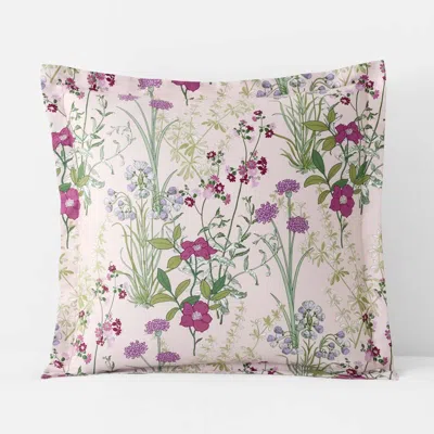 The Company Store Bloom Meadow Classic Smooth Sateen Sham In Multi